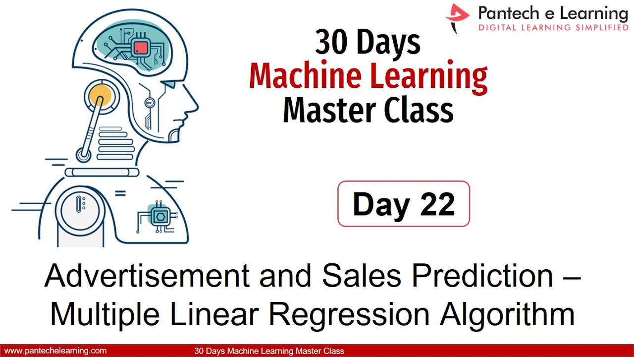 ✅Day 22- Advertisement and Sales Prediction – Multiple Linear Regression Algorithm.