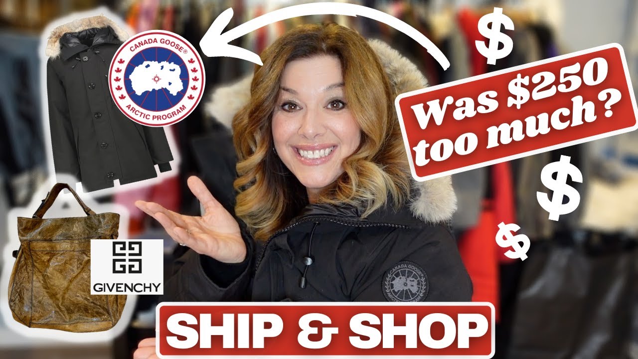 Ship & Shop! $300 in Sales PLUS Canada Goose & Givenchy for Poshmark, Worth it? THRIFT HAUL