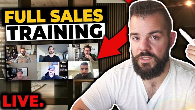 $30 million dollar sales trainer breaks down sales call LIVE