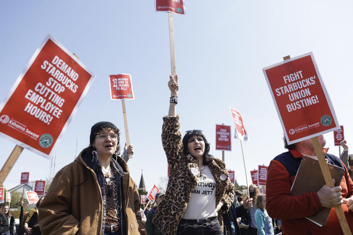 Starbucks workers have unionized at record speed; many fear retaliation now