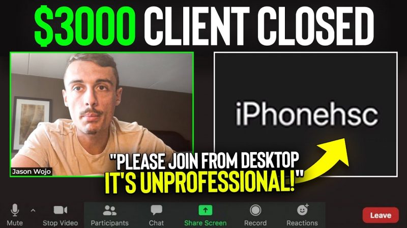 Closing $3,000 SMMA Client (Real Sales Call!)