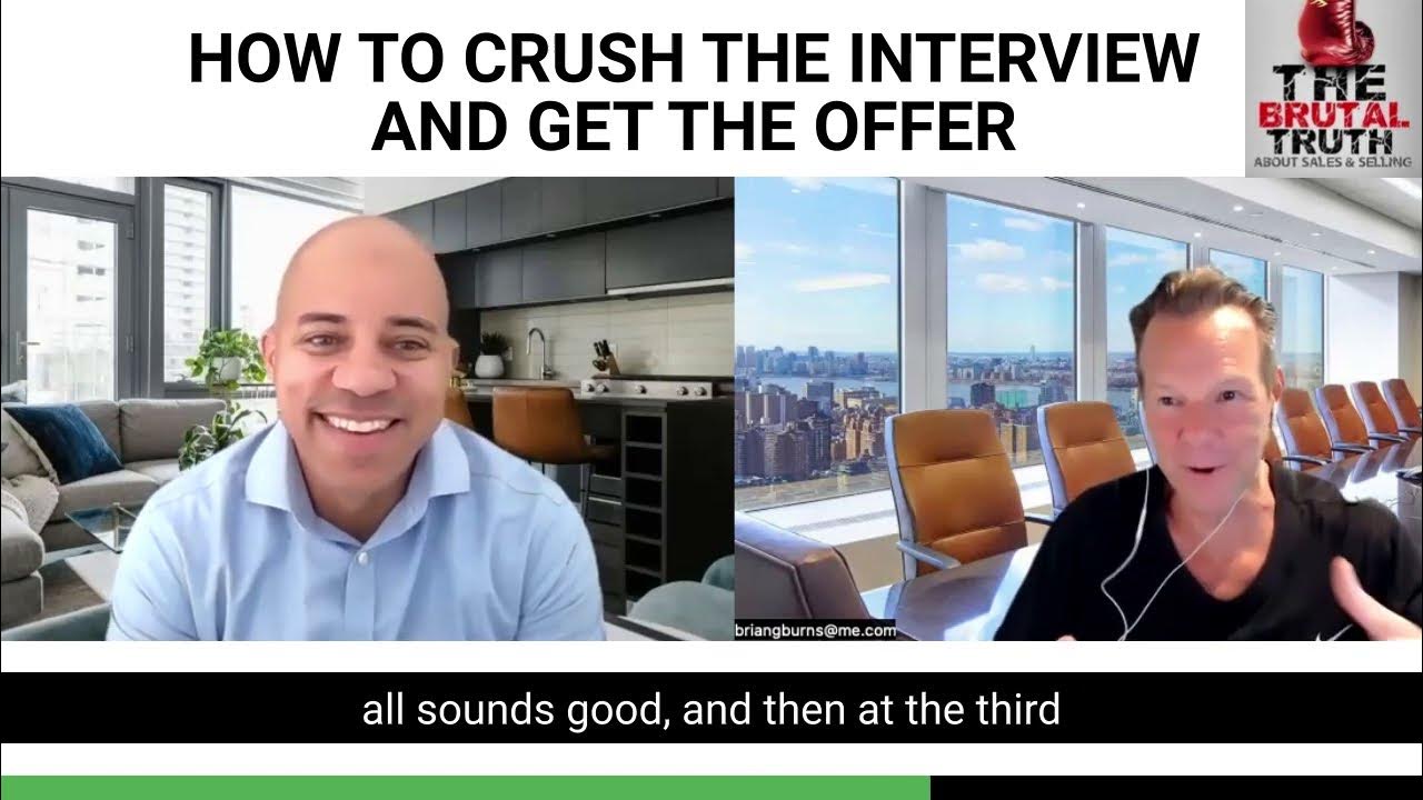 WATCH THIS BEFORE YOU GO ON YOUR NEXT INTERVIEW – The Brutal Truth about Sales Podcast