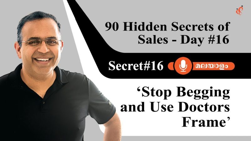 Secret #16 – What I learned from Doctors about Sales Closing | Ruble's 90 Hidden Secret of Sales