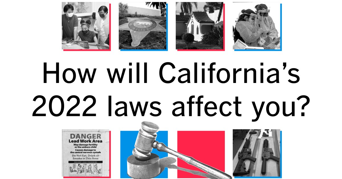 New 2022 California laws on COVID-19, housing and policing