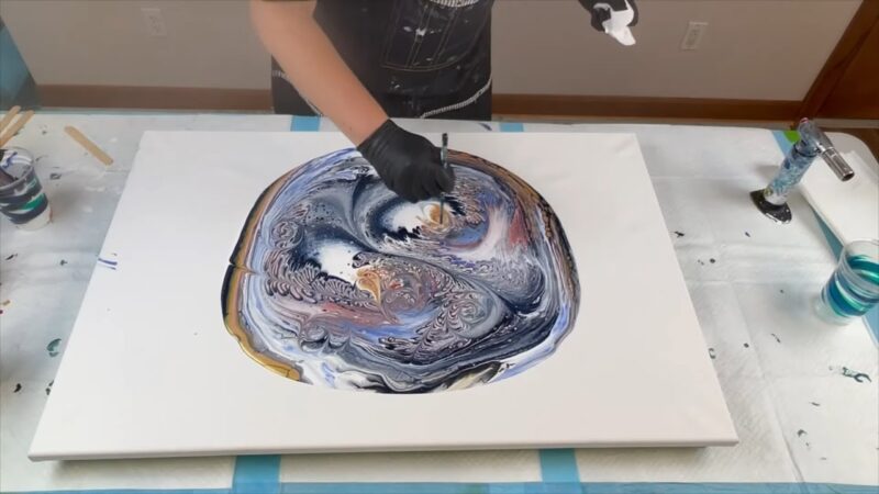 Huge Kiss Pour! – Kiss Pour Technique – Fluid Art – DIY – Smack Fluid Art