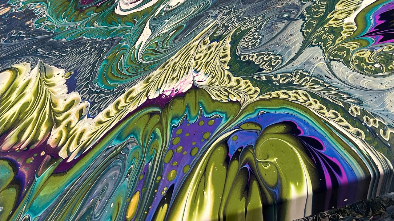 Must See! Beautiful Technique – With TLP Pigments And Acrylic Paint – Acrylic Pour