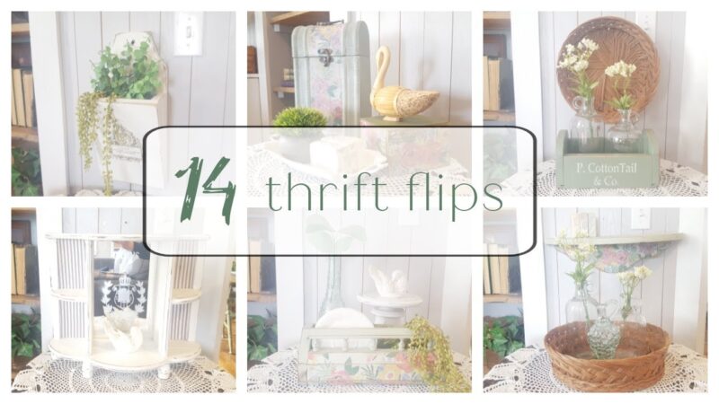 14 MORE THRIFT FLIPS! {The Secondhand Gem Flipping For Resale} FARMHOUSE~FRENCH COUNTRY~COTTAGE CORE