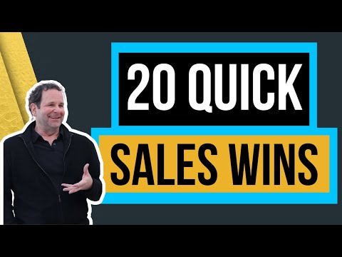 Quick Ways to Get Sales