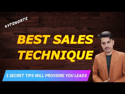 BEST SALES TECHNIQUES | SELLING SKILLS | LEAD GENARATION | MANISH GOPALA