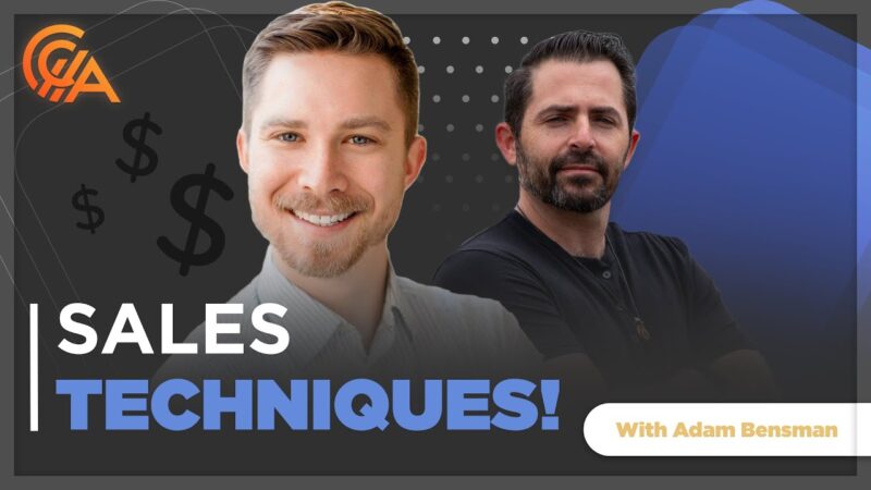 Sales techniques! Skills everyone in the industry needs! – Adam Bensman – Claims Game Podcast 039