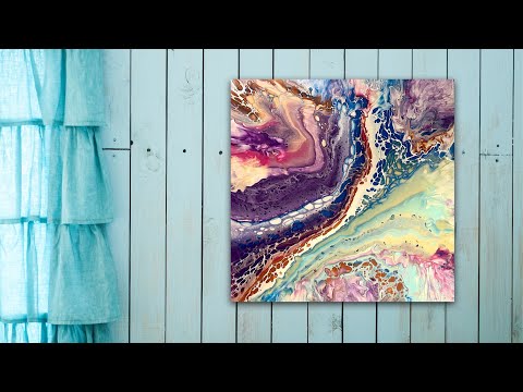 #93 Three Acrylic Paint Open Cup Pours Using Global Colour – VIBRANT Results! PLUS A GIVEAWAY!!