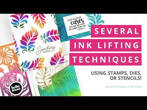 Several Ink Lifting Techniques!