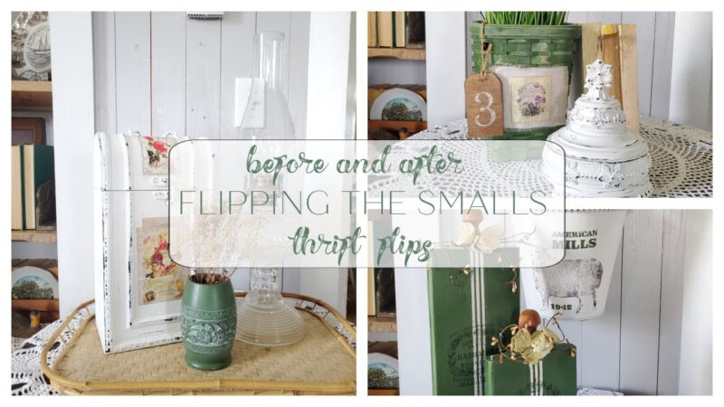 Flipping The Smalls | Quick & Easy Before And After Thrift Flips {The Secondhand Gem DIY For Resale}