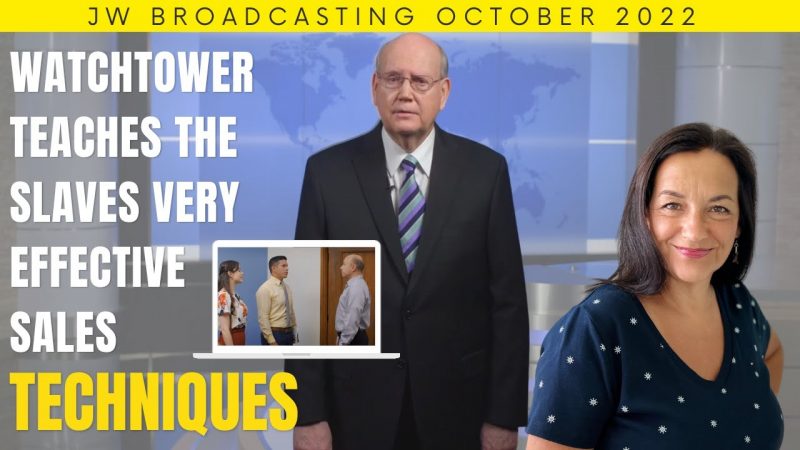 JW Broadcasting October 2022: Watchtower Teaches The Slaves Very Effective Sales Techniques #exjw