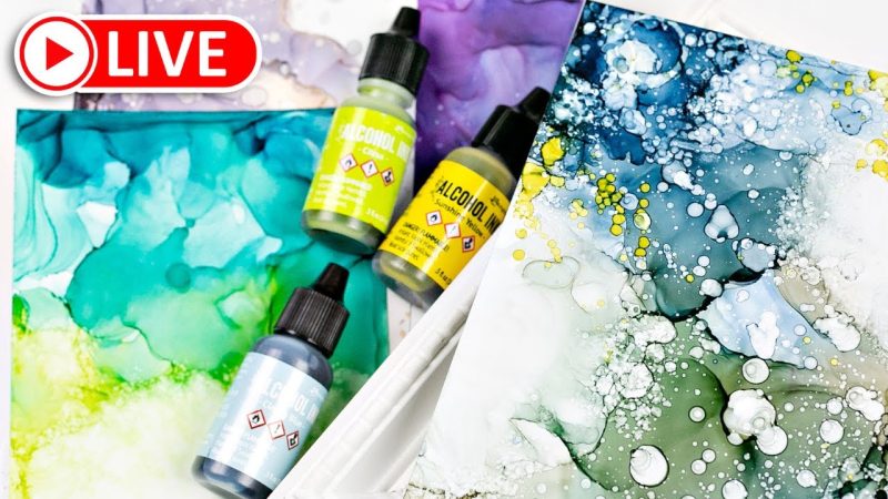 Grab Your Alcohol Inks and LET'S CREATE!