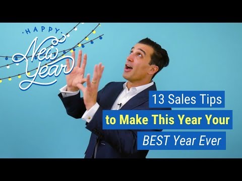 13 Sales Tips to Make This Year Your BEST Year Ever