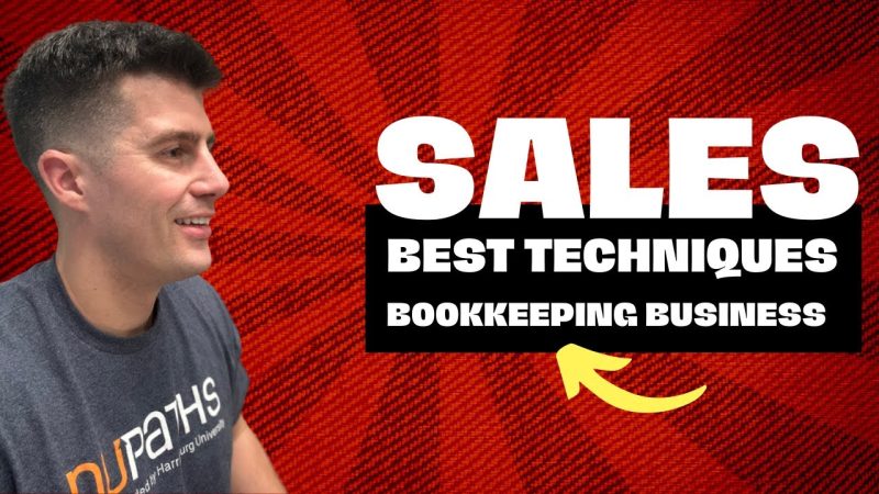 Best Sales Techniques – Online Bookkeeping Business