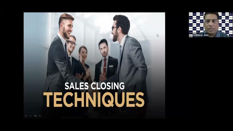 Day 5 – Sales Closing Technique by Mr. Jordar Joshi