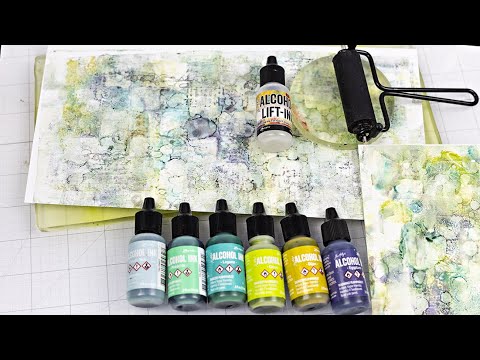 MIND-BLOWING Alcohol Ink Technique On the Gel Plate
