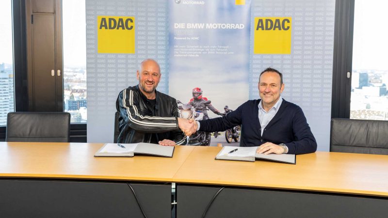 BMW Motorrad provides 149 motorcycles for ADAC driving safety training courses.