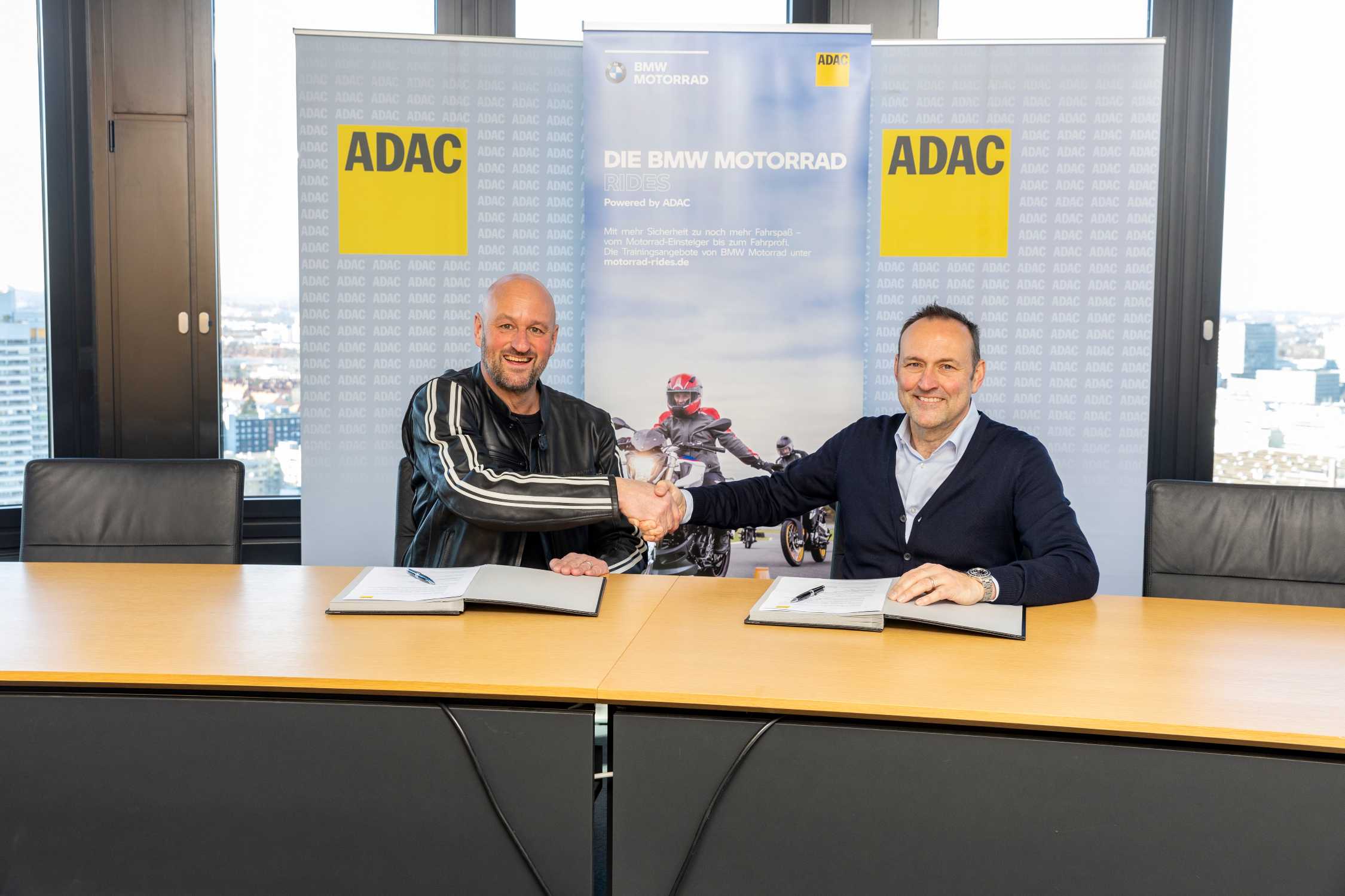 BMW Motorrad provides 149 motorcycles for ADAC driving safety training courses.